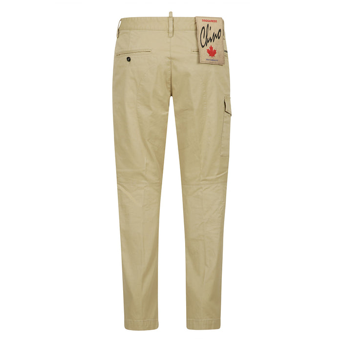 Chino Sexy Cargo Fit Beige Pantaloni