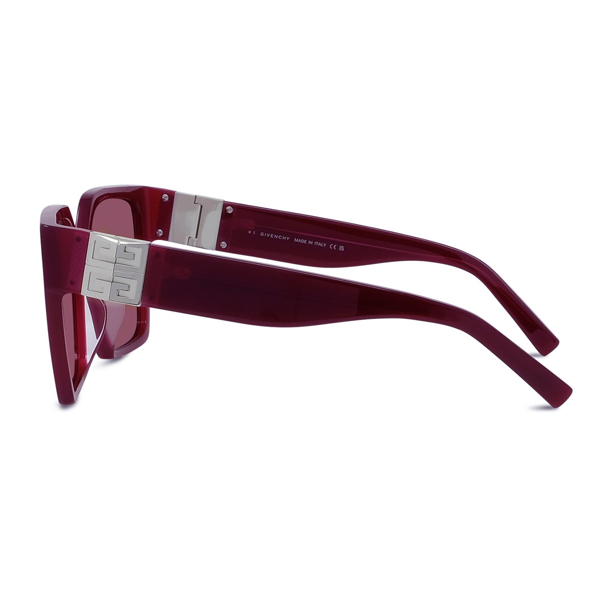 Givenchy GV40056U 4G 69s Bordeaux Rosso Acetate Occhiali Da Sole