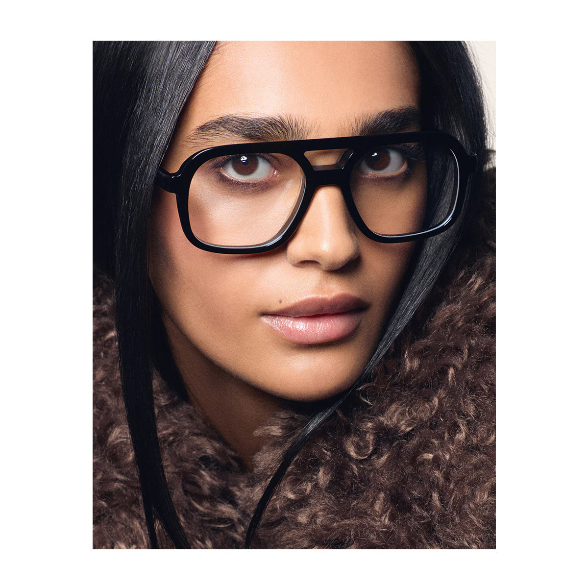 Emmanuelle Khanh Massa 966 Marrone-Laque Chocolat Acetate Occhiali Da Vista