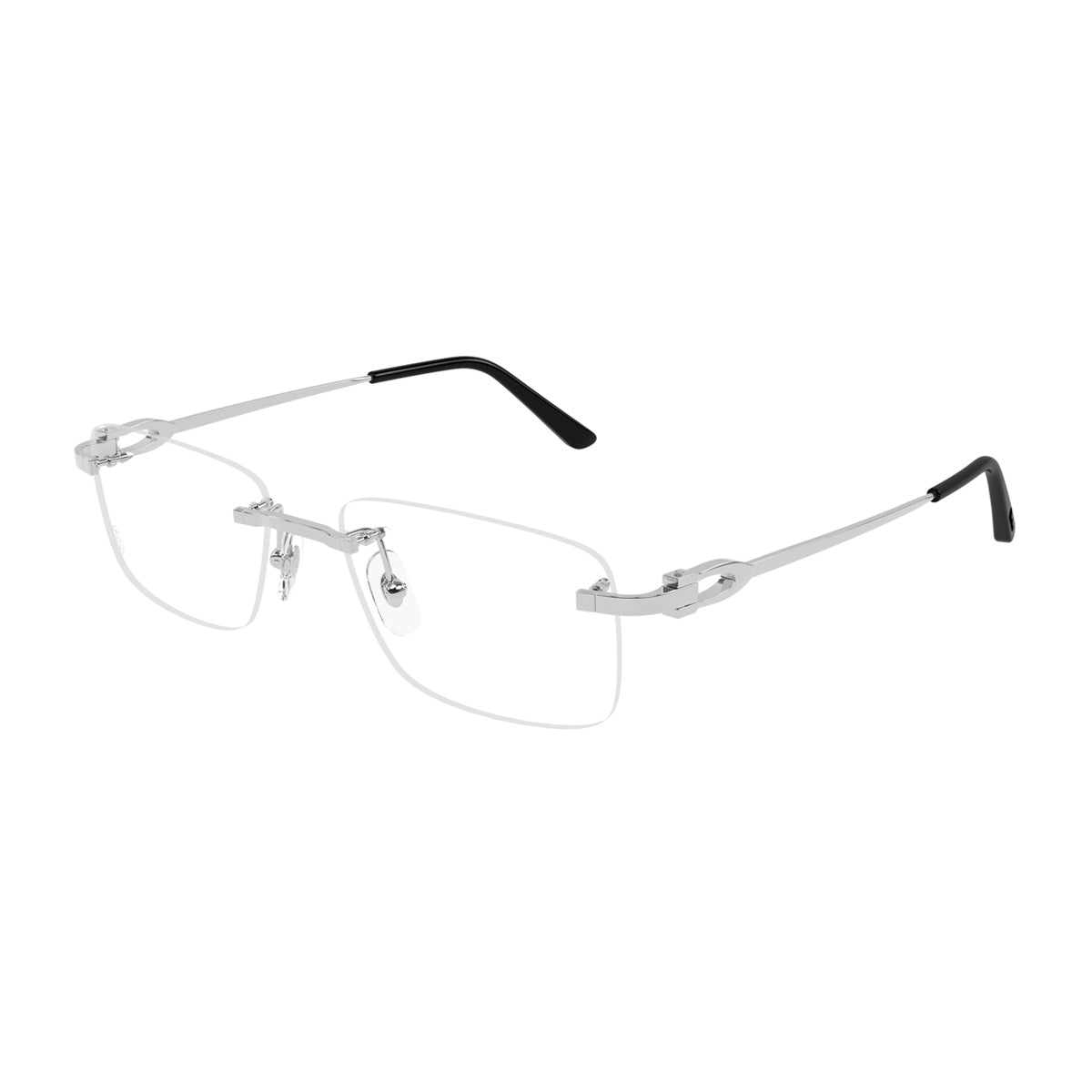 Cartier CT0521O C de 002 Silver Argento Metal Occhiali Da Vista