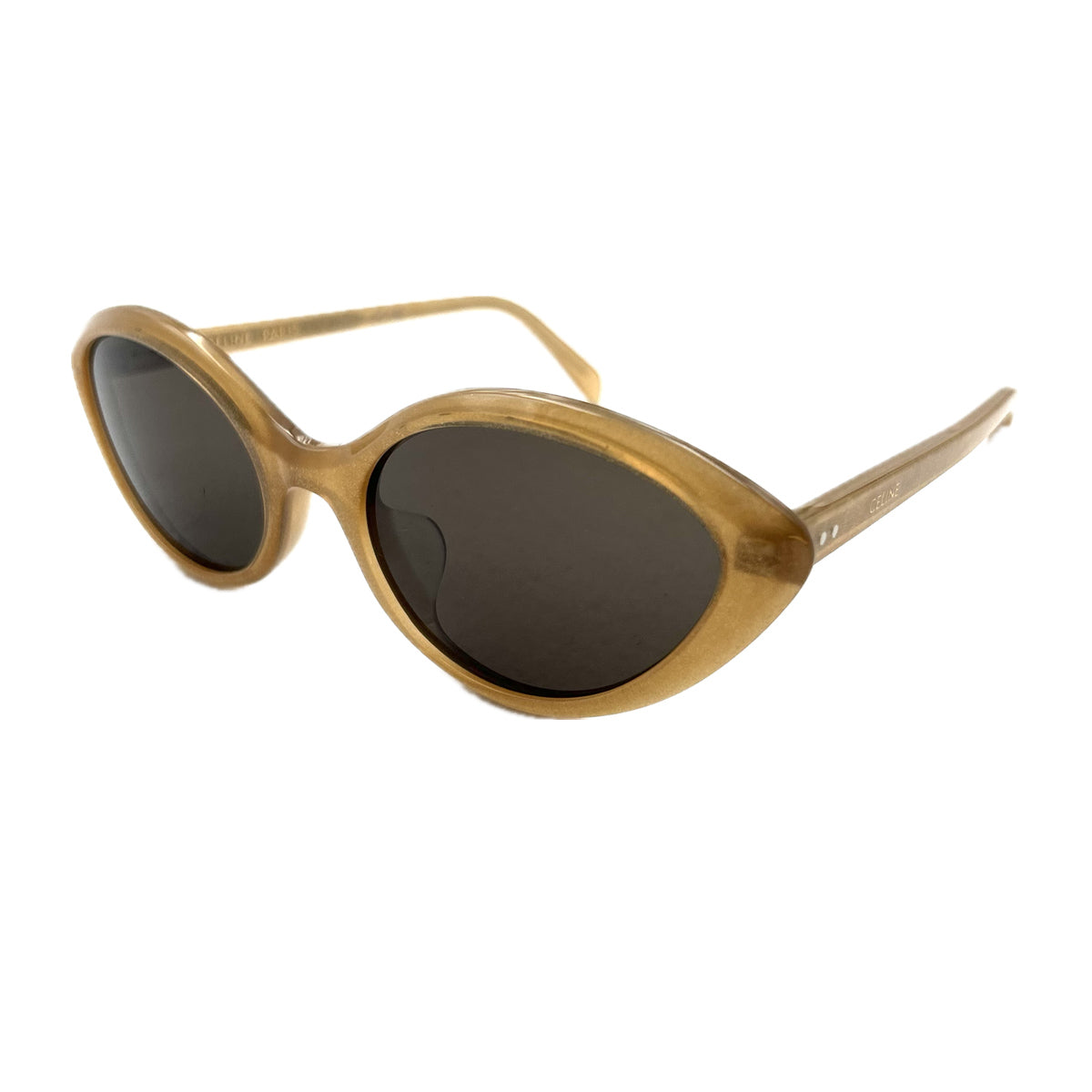 CL40264U 59e Beige Acetate Occhiali Sole