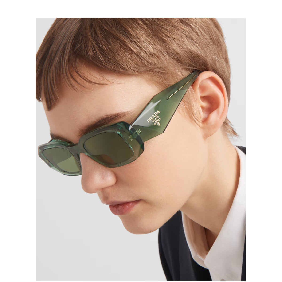 PR17WS Symbole 11R10E Verde Salvia Acetate Occhiali Sole