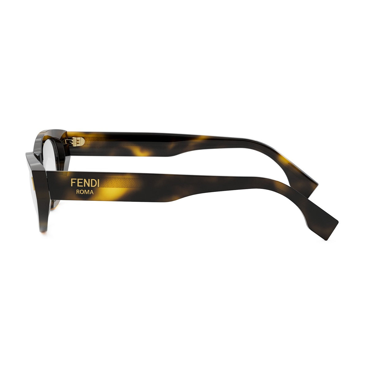 Fendi FE50119I Roma 052 Havana Marrone Acetate Occhiali Da Vista