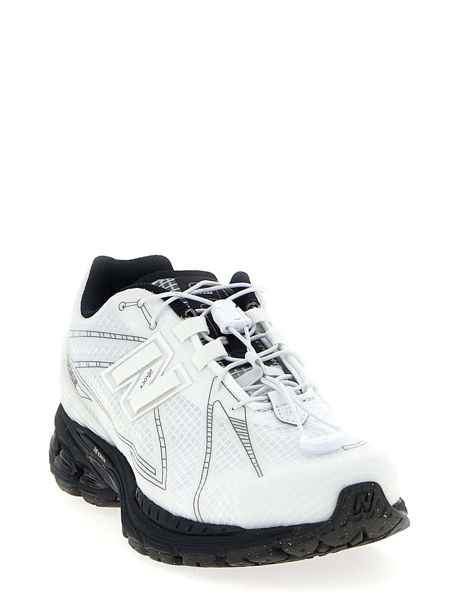 1906-R sneakers White/black Synthetic Mesh