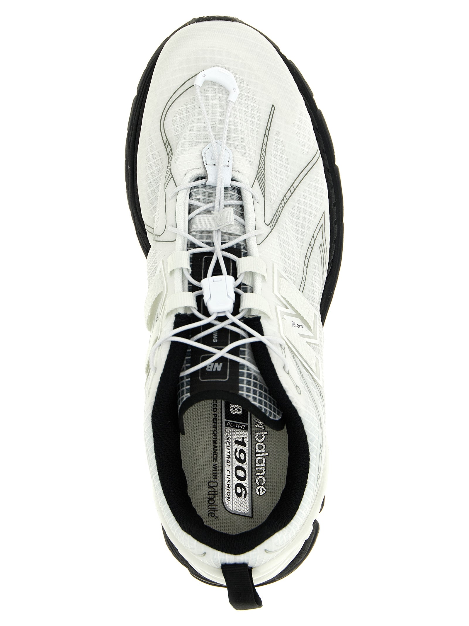 1906-R sneakers White/black Synthetic Mesh