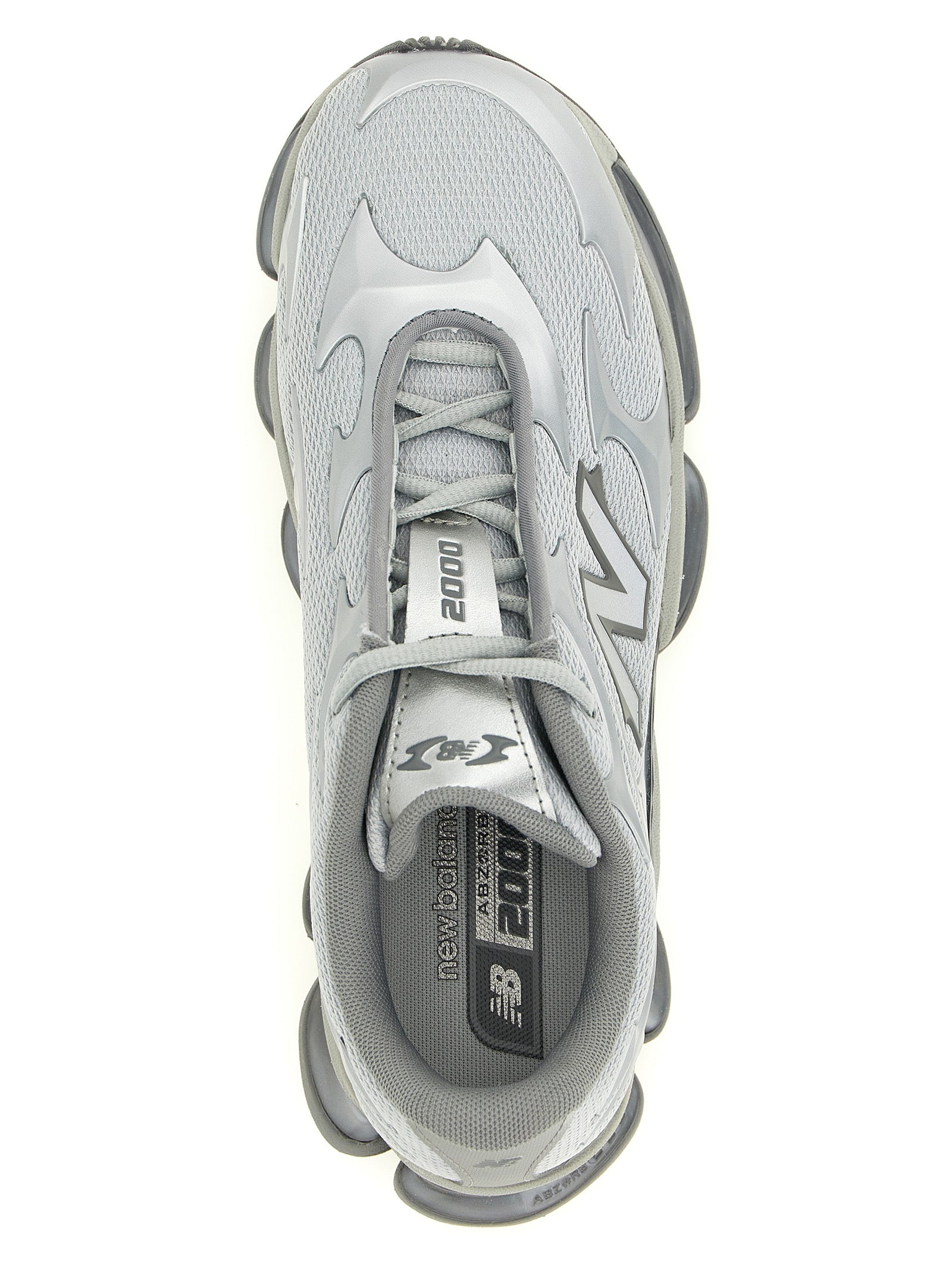 2000 Sneakers Silver Synthetic Mesh