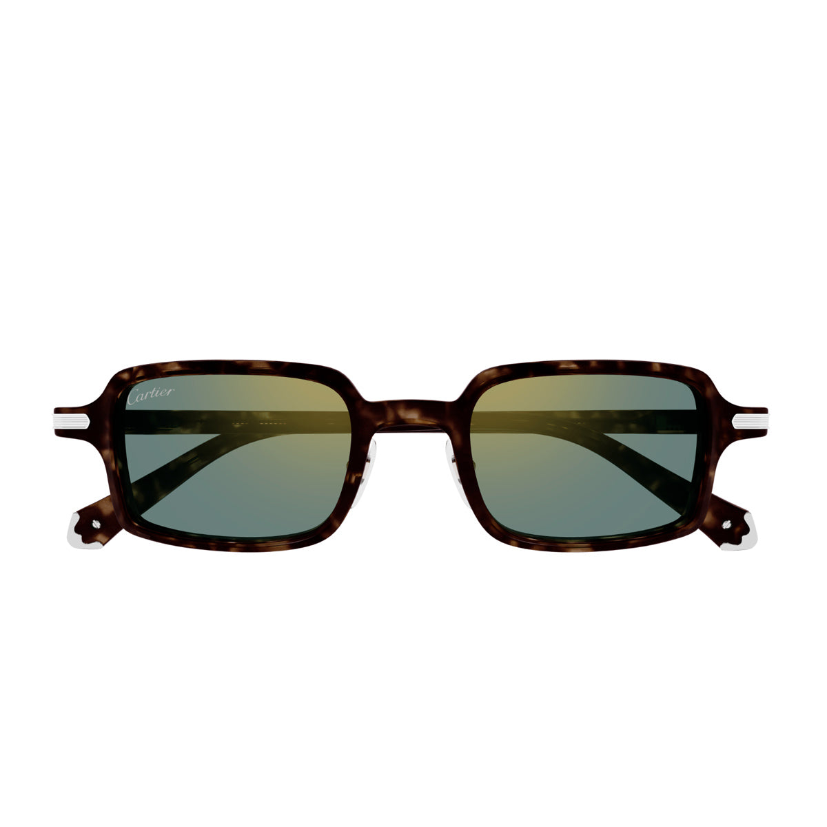 Cartier CT0539S Première de 002 Havana Green Acetate Occhiali Da Vista