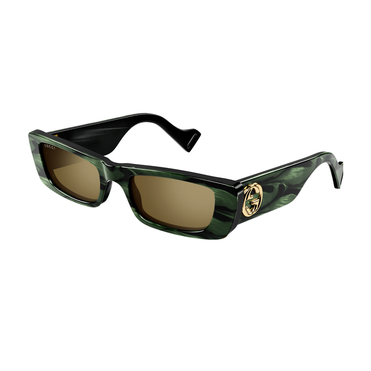 GG0516S 014 Verde Acetate Occhiali Sole