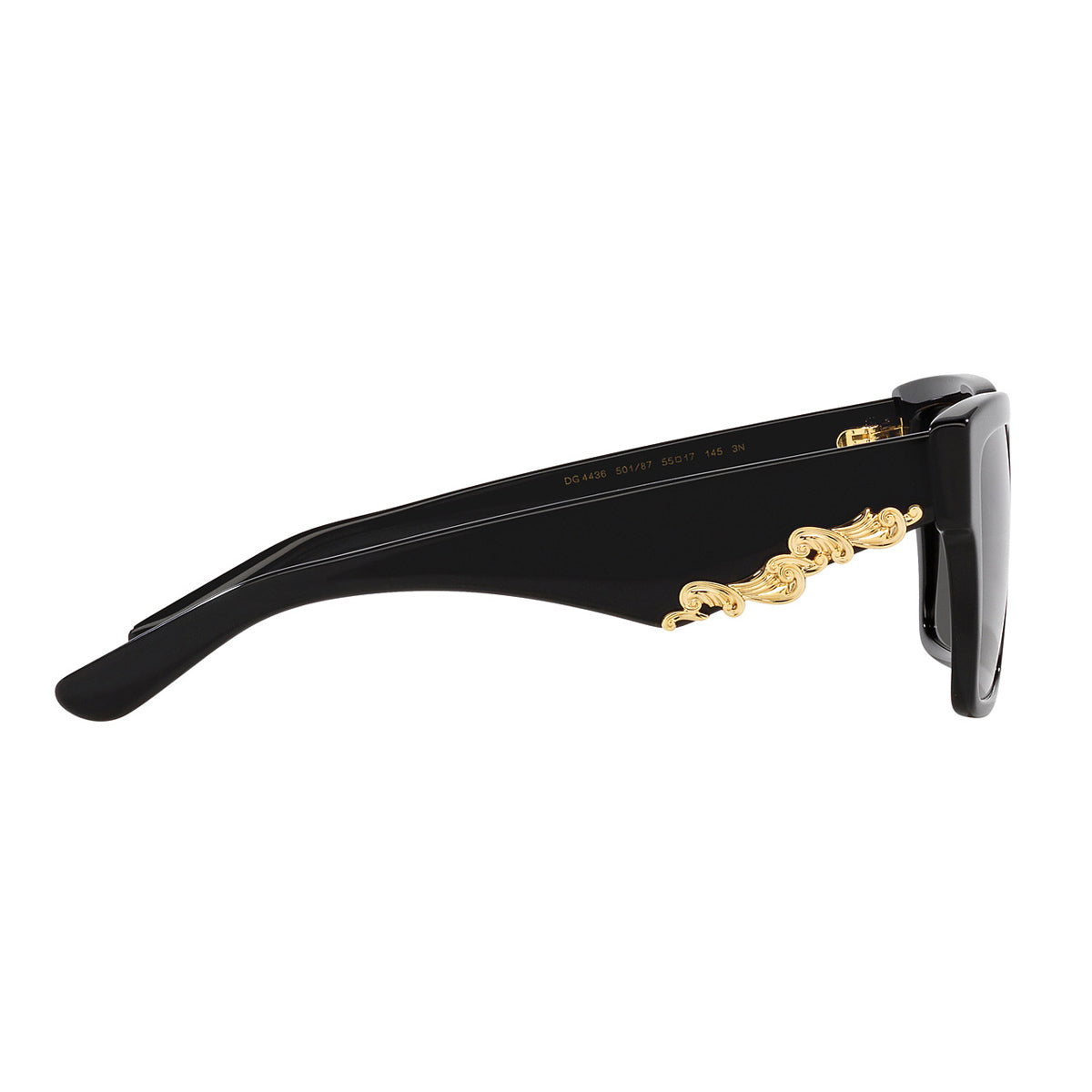 DG4436 501-87 Nero Celluloid Occhiali Sole