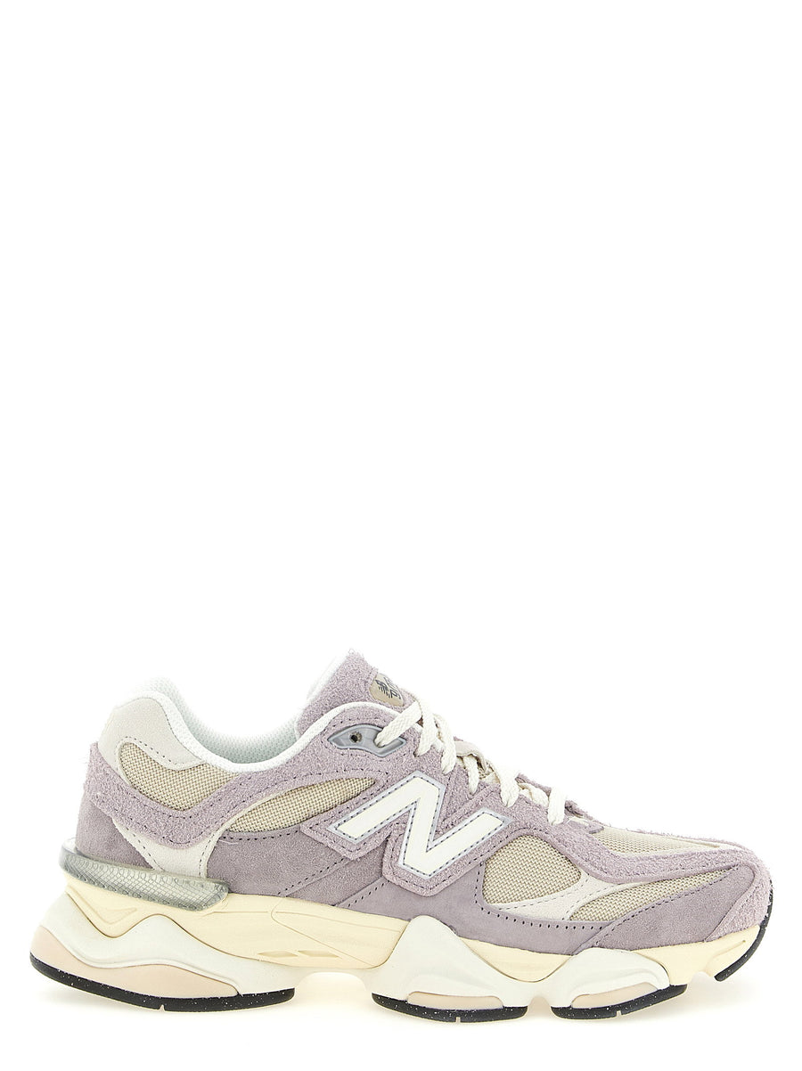 New Balance Suede & Mesh Sneakers — Purple