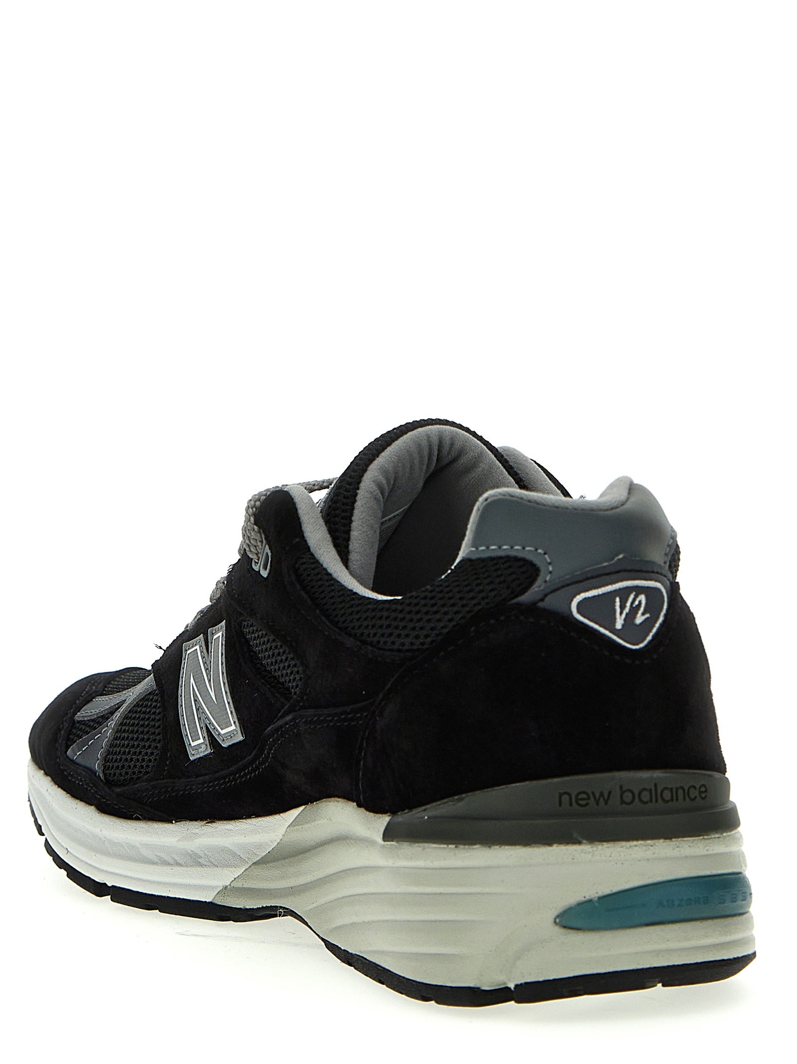 991v2 Sneakers Black Suede Mesh