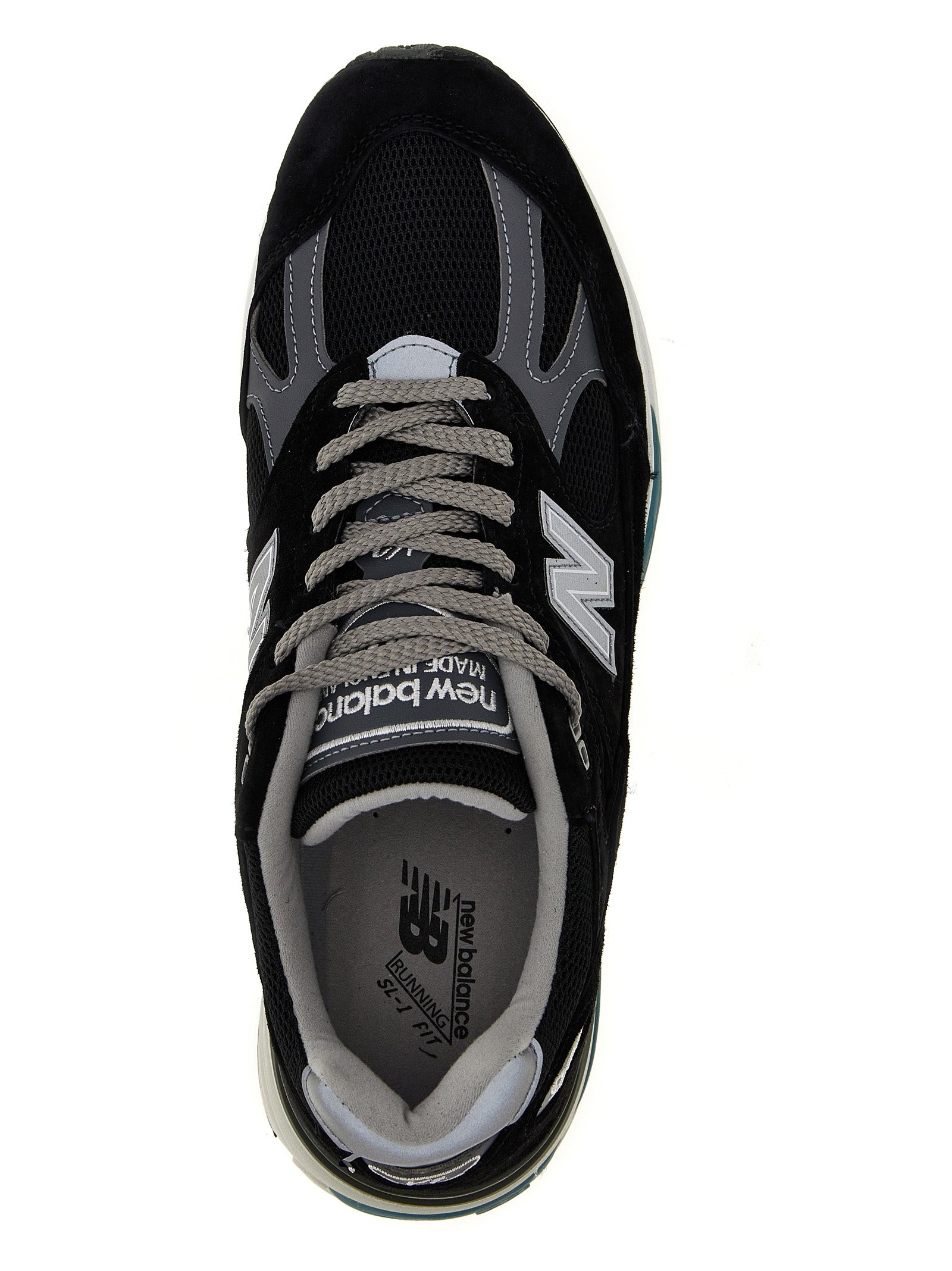 991v2 Sneakers Black Suede Mesh