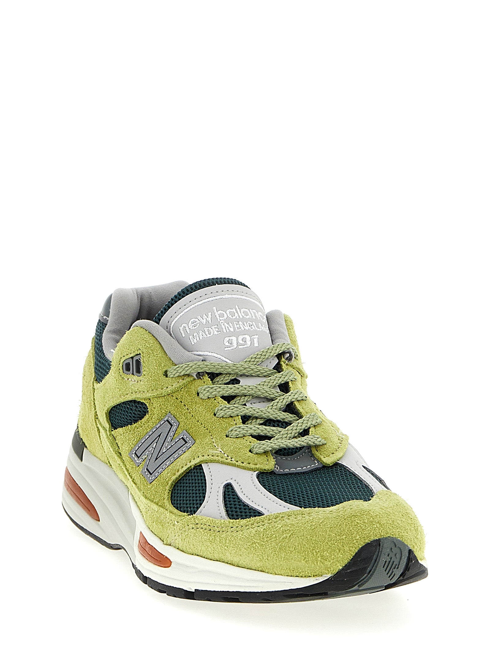 Made in UK 991v2 sneakers Green Suede Mesh