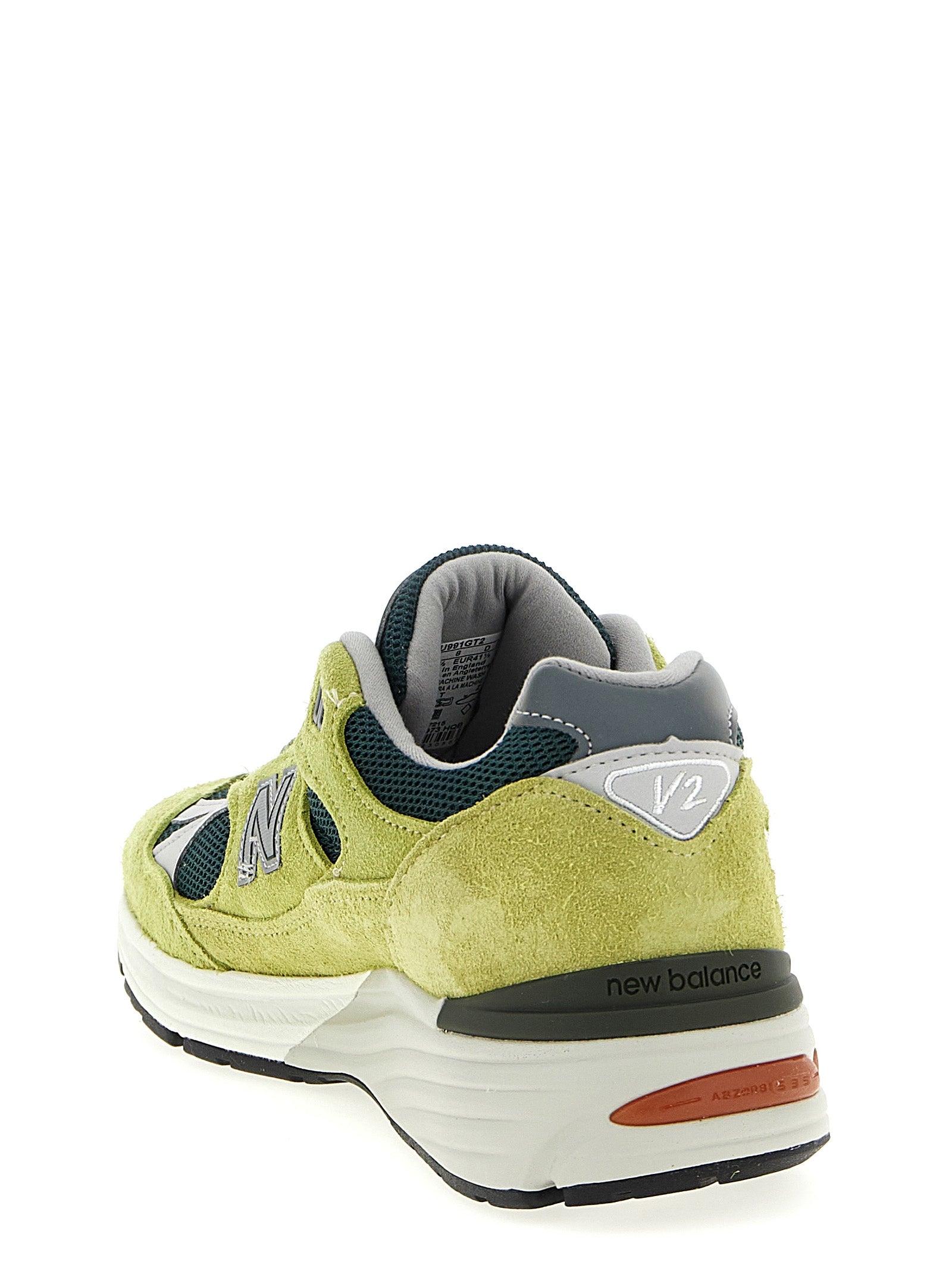 Made in UK 991v2 sneakers Green Suede Mesh