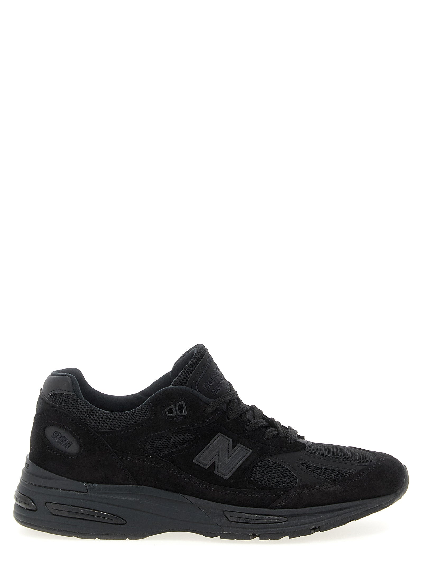 Made In Uk 991v2 Sneakers Black Suede Mesh