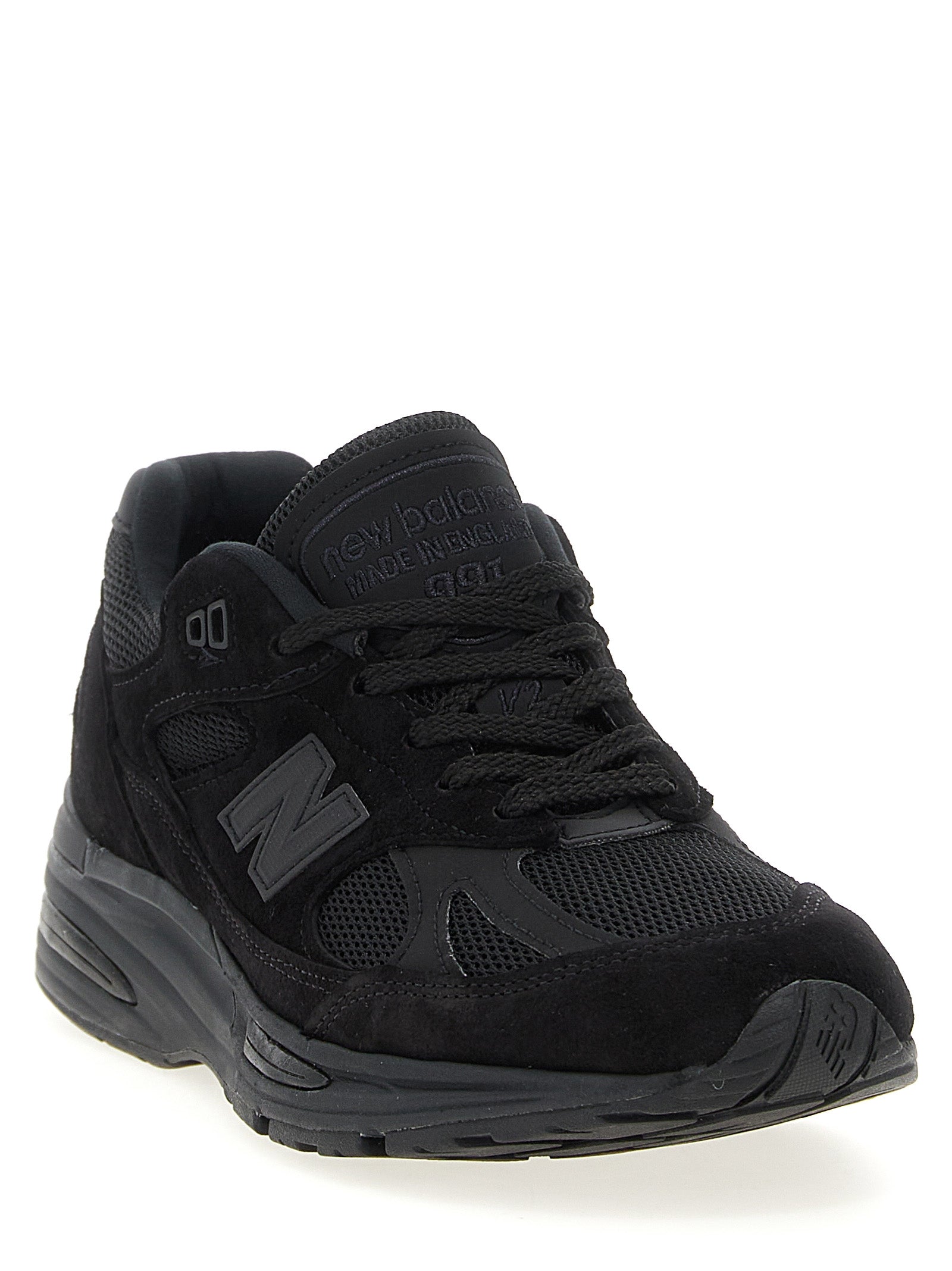 Made In Uk 991v2 Sneakers Black Suede Mesh