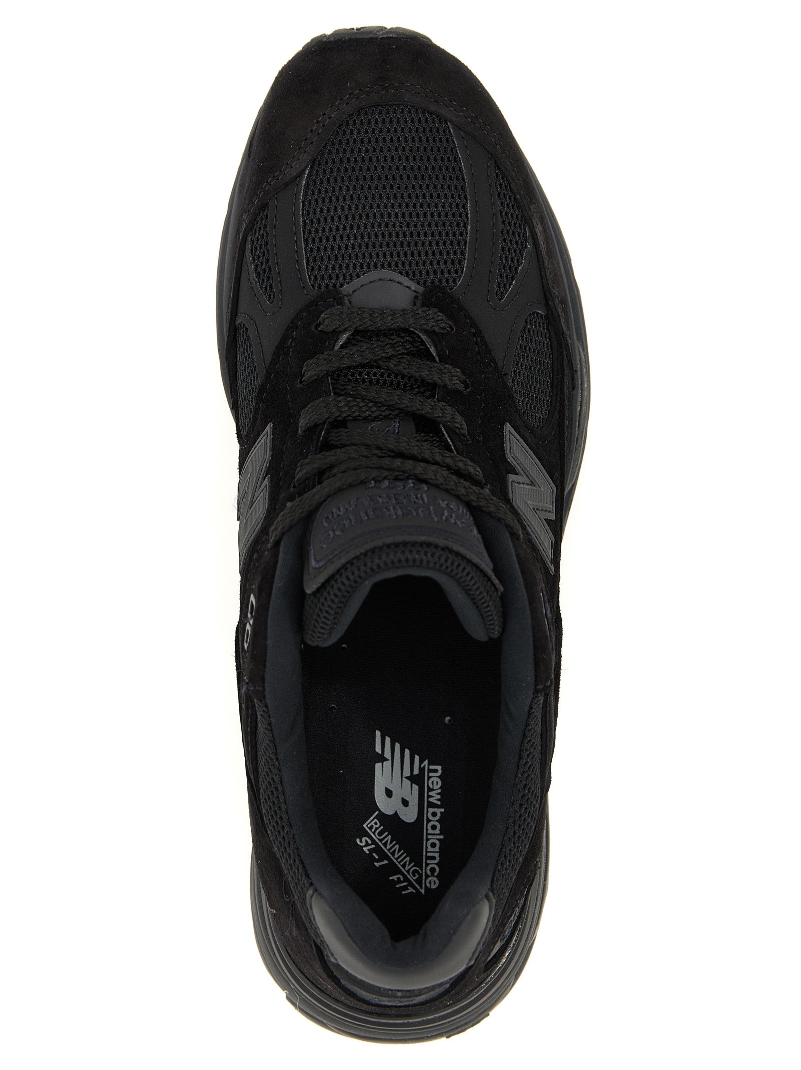 Made In Uk 991v2 Sneakers Black Suede Mesh