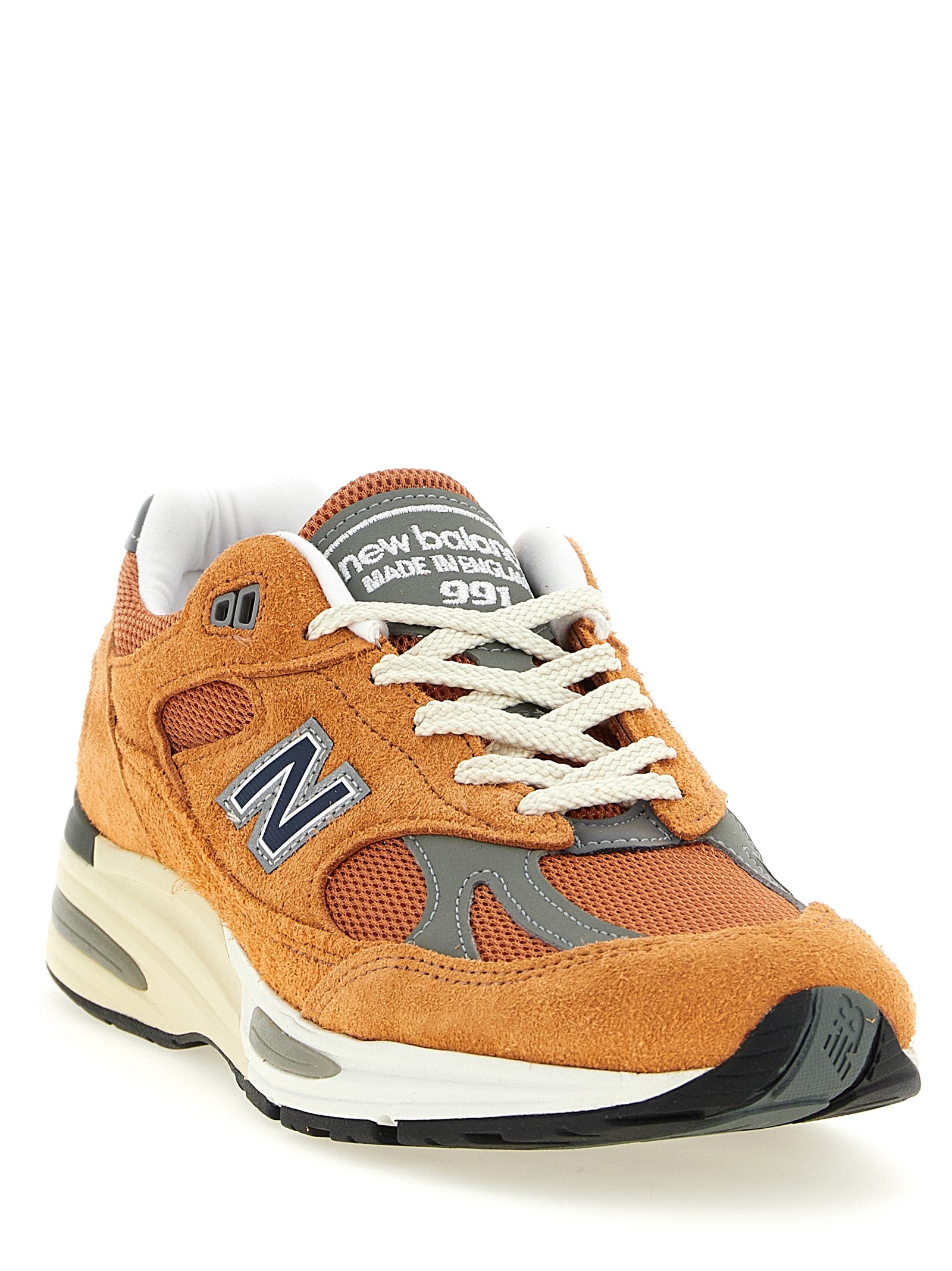 Made in UK 991V2 sneakers Orange Suede Mesh