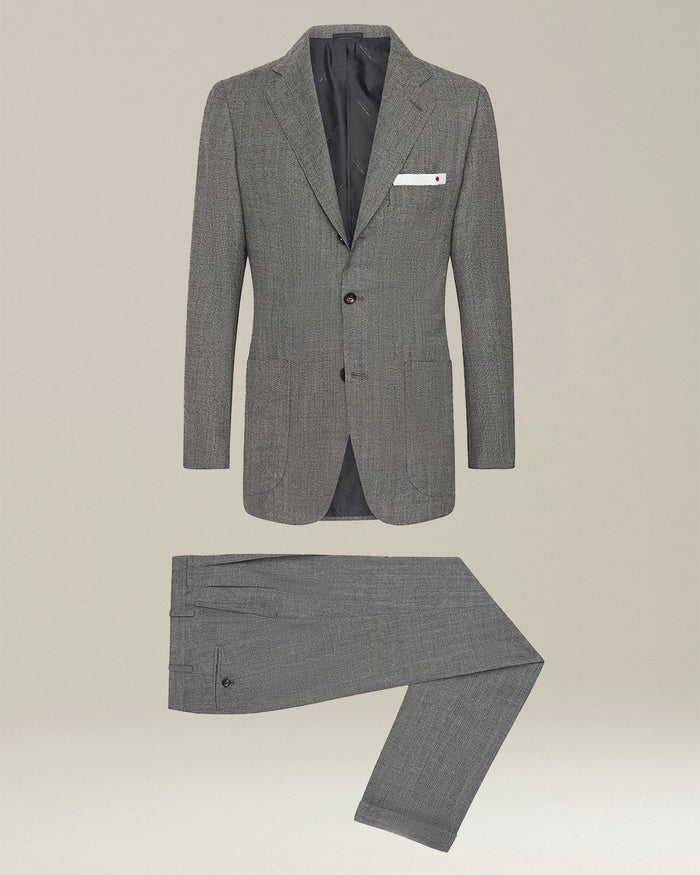 SUIT VIRGIN WOOL Medium Grey Suits