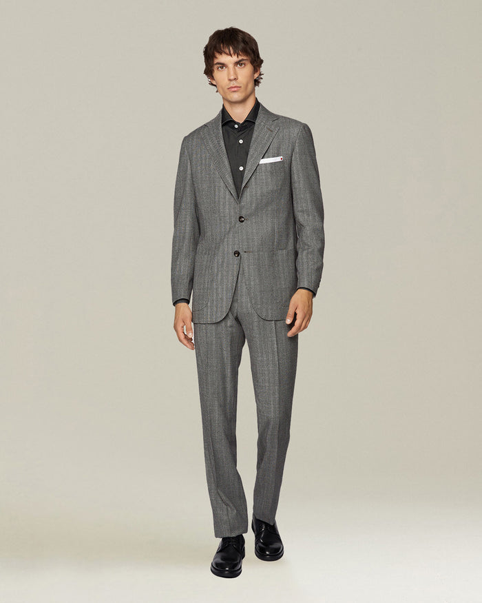 SUIT VIRGIN WOOL Medium Grey Suits