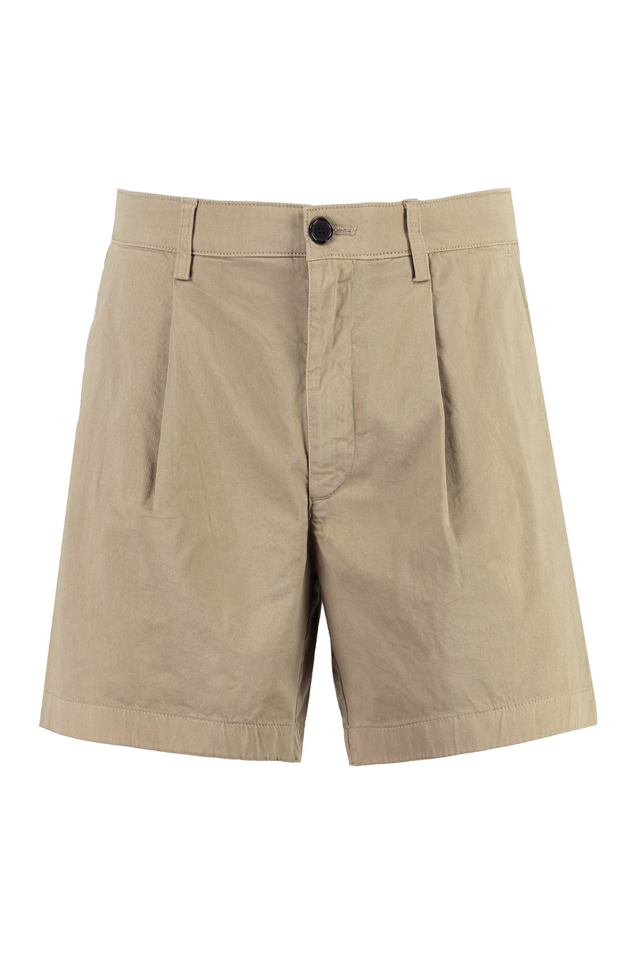 Cotton Bermuda Shorts Sand