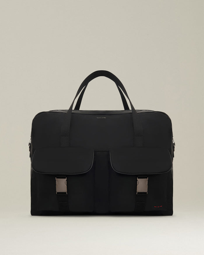 DUFFLE BAG POLYAMIDE-NYLON Black Polyamide/nylon Acrylic Bags/wallets