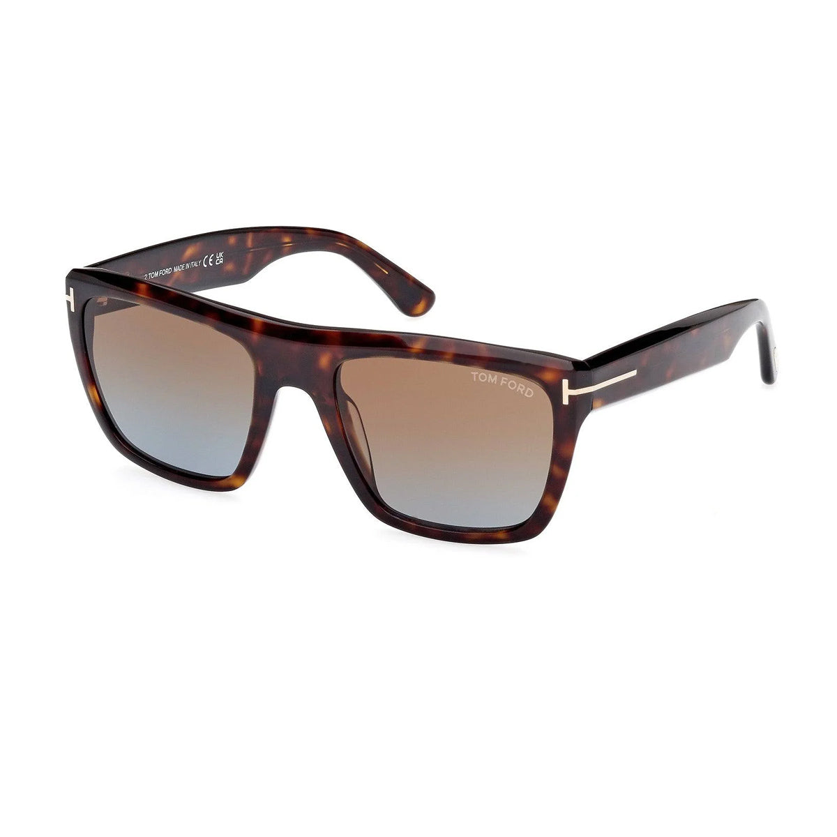 FT1077 Alberto 52f Marrone Celluloid Occhiali Sole
