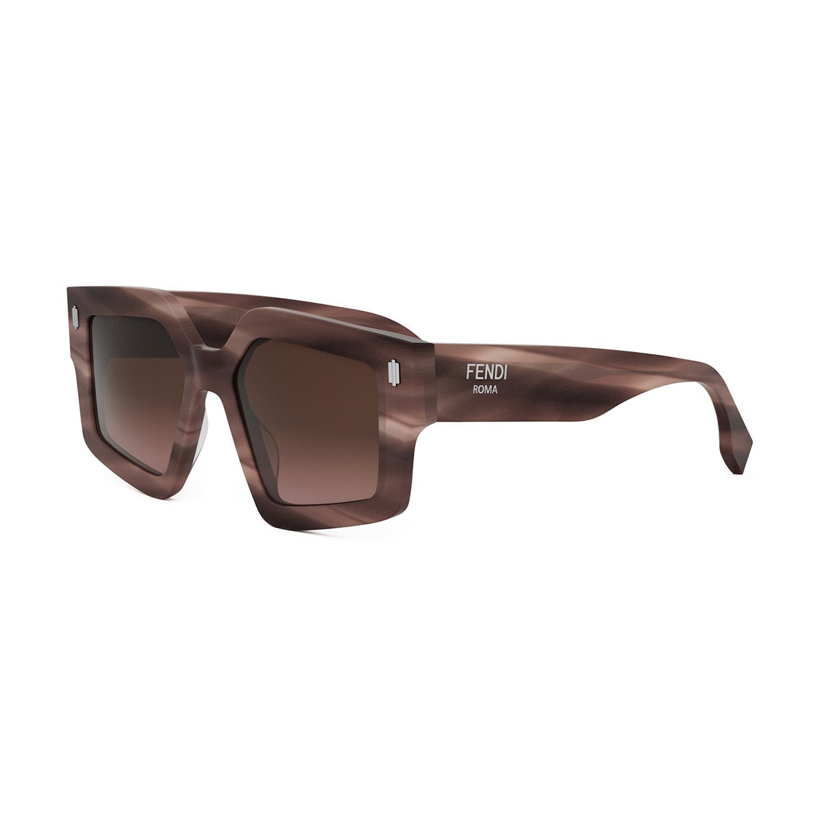 Fendi FE40162I 74F Rosa Lucido Acetate Occhiali Da Sole