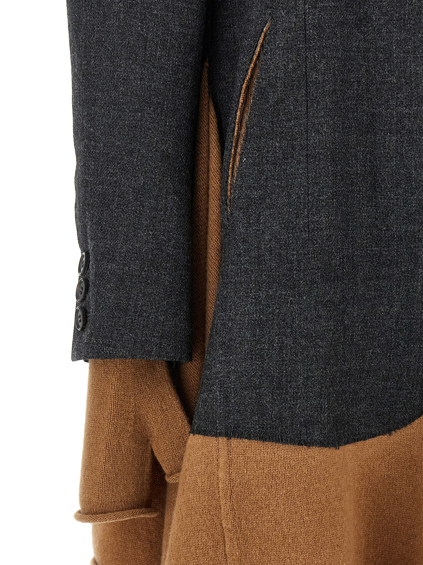 Shawl blazer Multicolor Wool Blazer, Suits