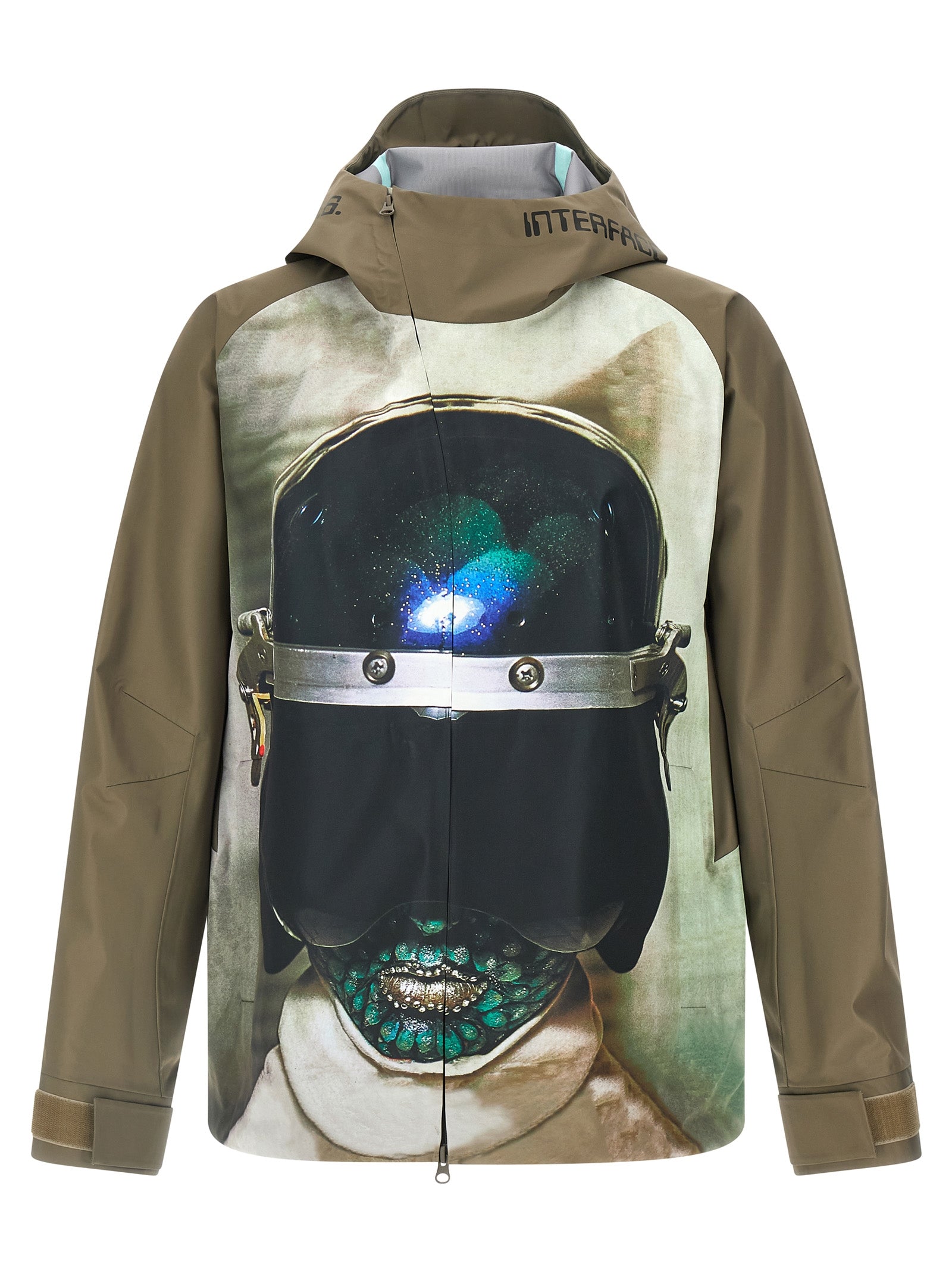 UC2E4205-1 jacket Green Nylon Down Jacket, Parka, Casual