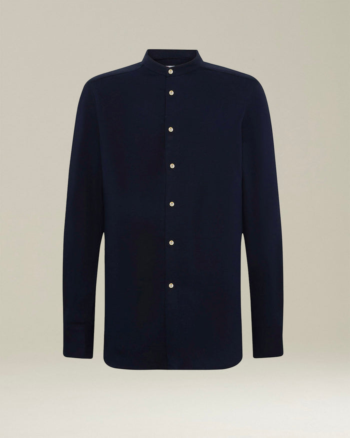 SHIRT COTTON Blue Cashmere