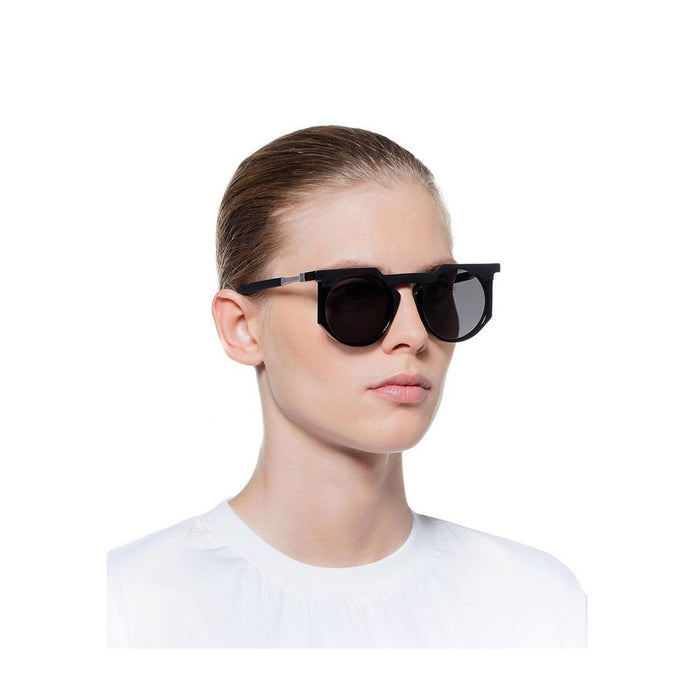 WL0026 White Label BLACK MATTE Nero Bio-acetate Occhiali Sole