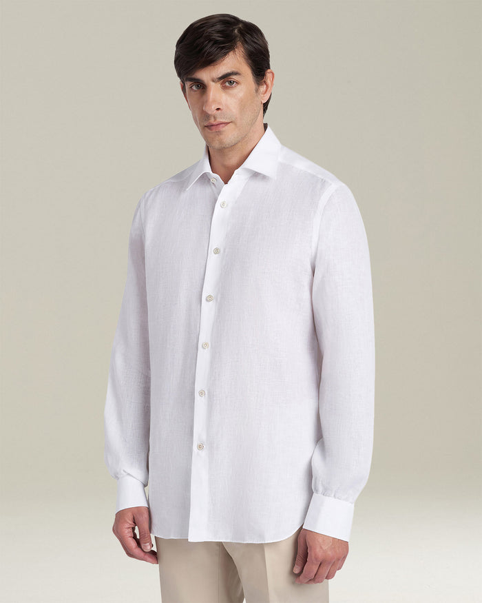 SHIRT LINEN White