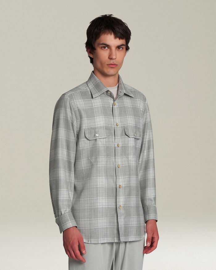 SHIRT CASHMERE Light Grey