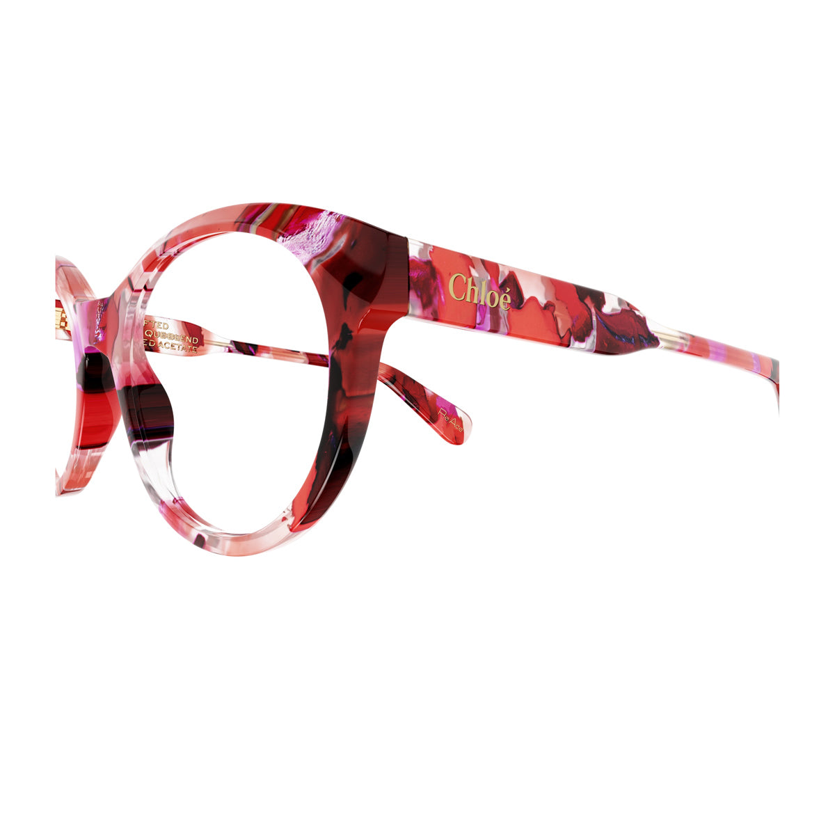 Chloé CH0264O Linea Gayia 007 Fuchsia Rosa Recycled Acetate Occhiali Da Vista