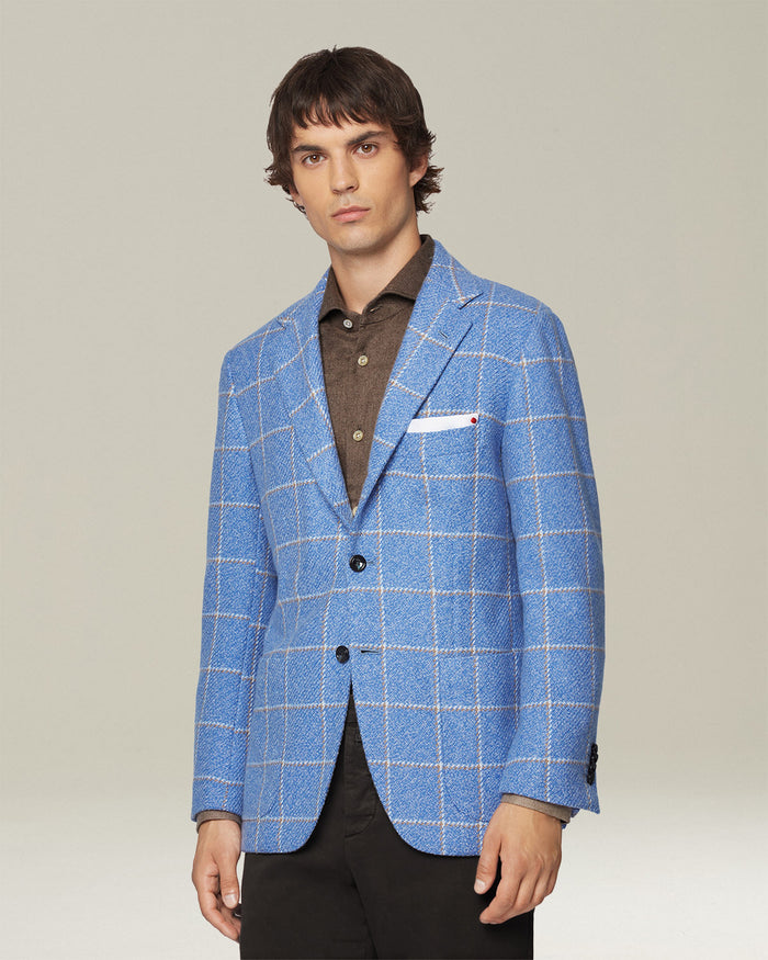 JACKET CASHMERE Blue