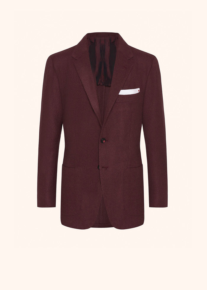 JACKET CASHMERE Bordeaux