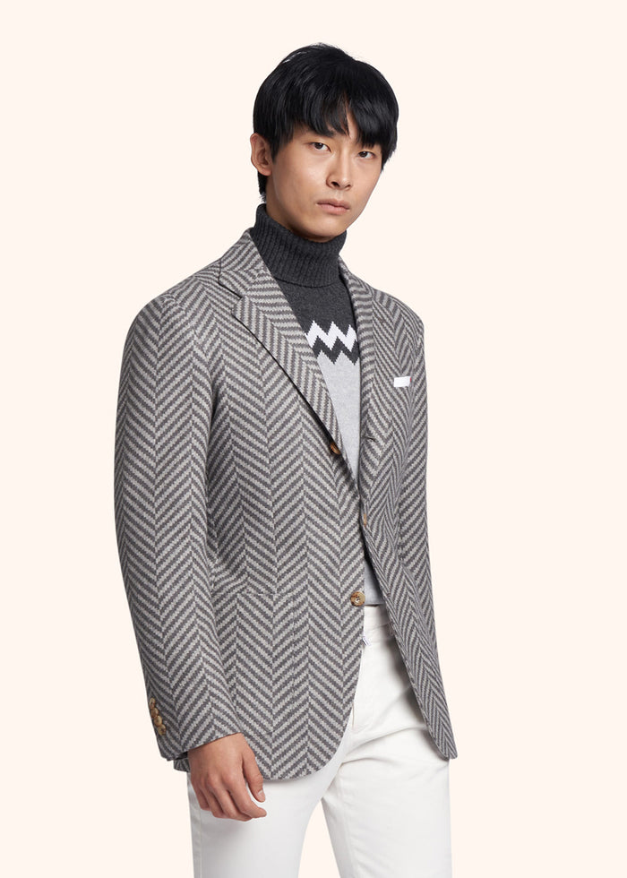 JACKET CASHMERE Medium Grey