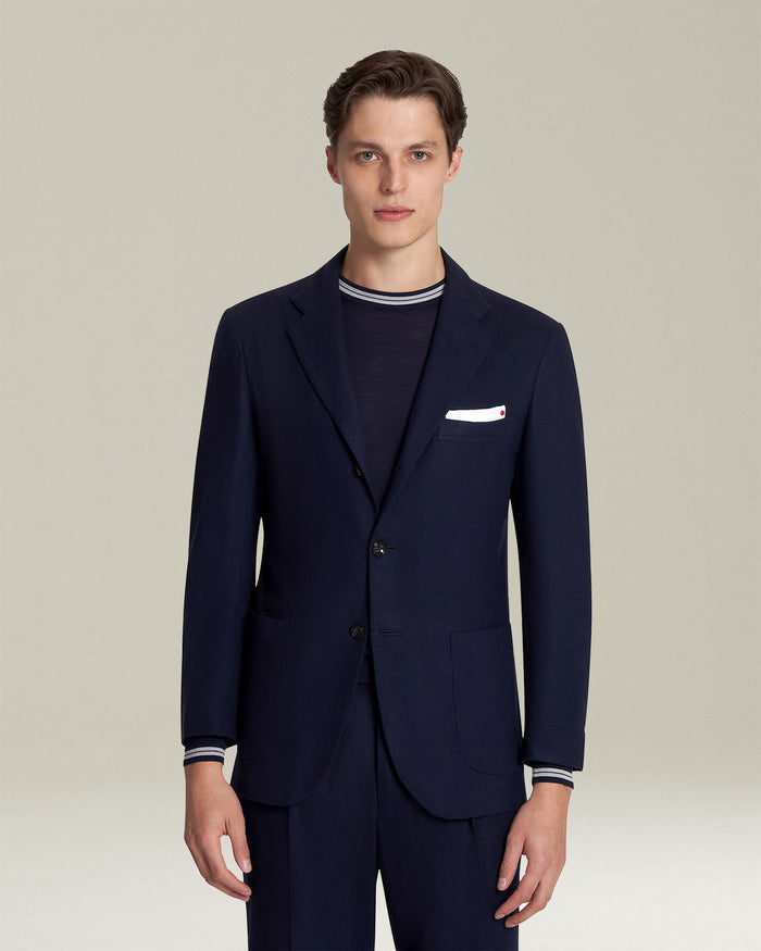 JACKET VIRGIN WOOL Blue