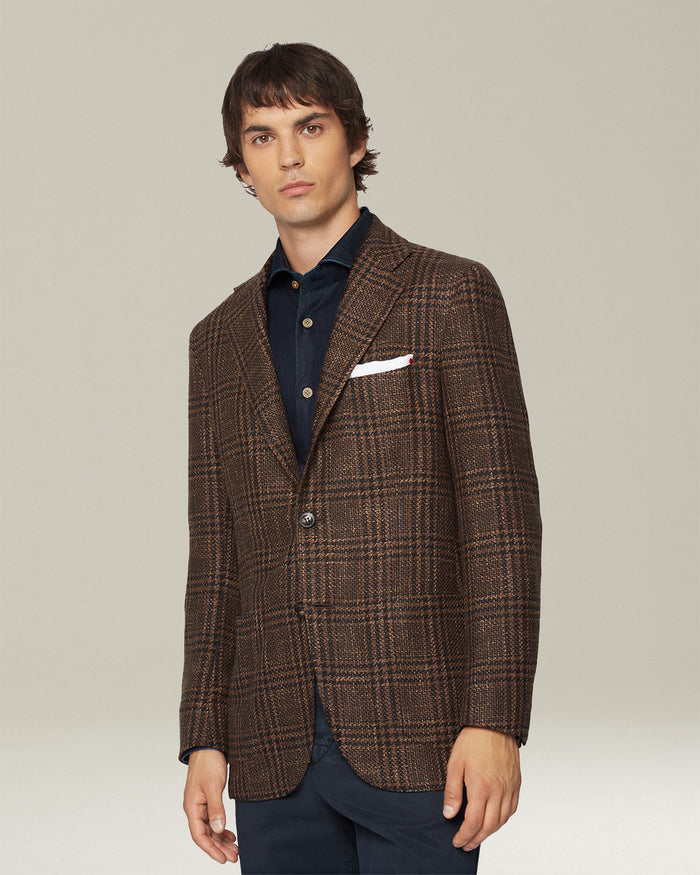 JACKET VIRGIN WOOL Brown