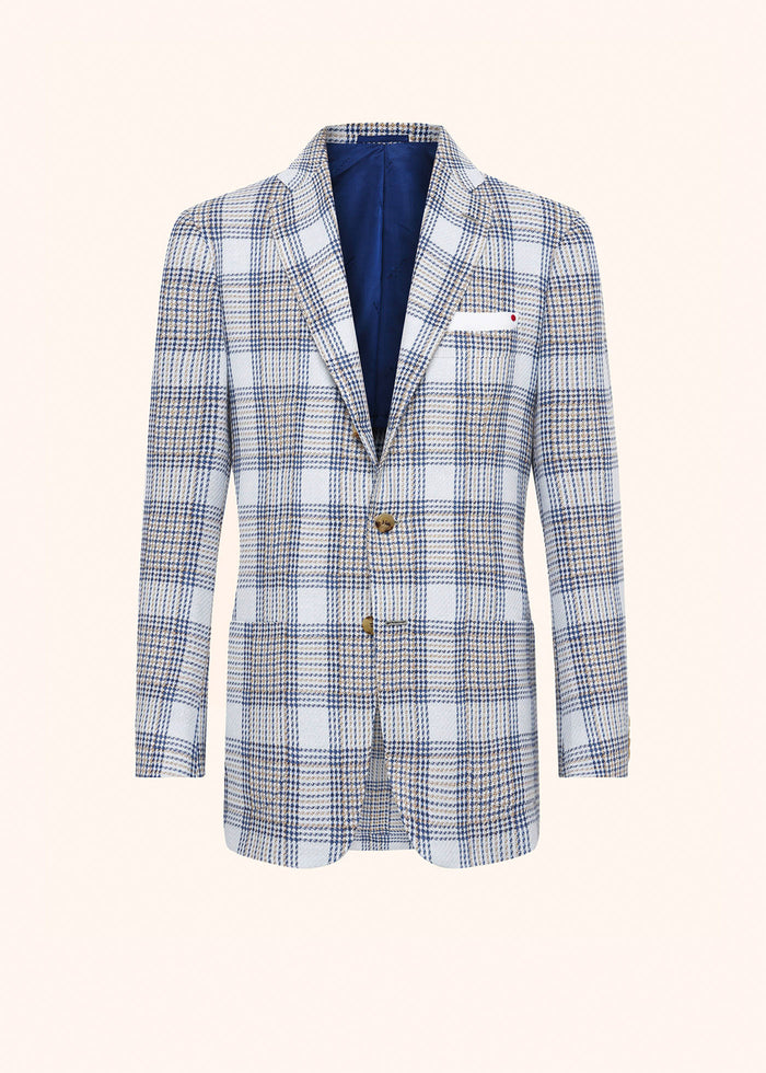 JACKET CASHMERE Azure Linen