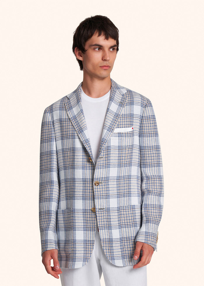 JACKET CASHMERE Azure Linen
