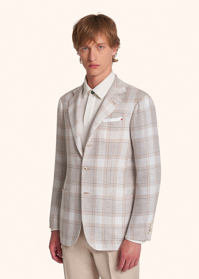 JACKET CASHMERE Beige Linen