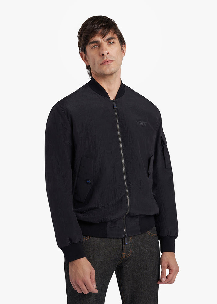 BLOUSON POLYAMIDE-NYLON Black Polyamide/nylon Outerwear