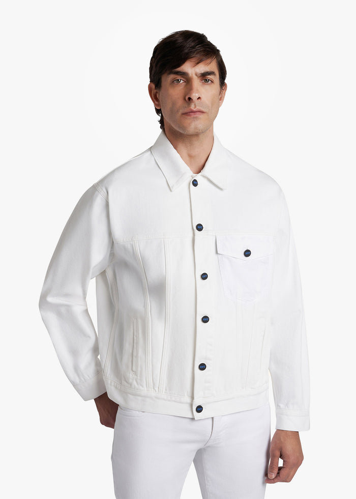 BLOUSON COTTON White Elastane Outerwear