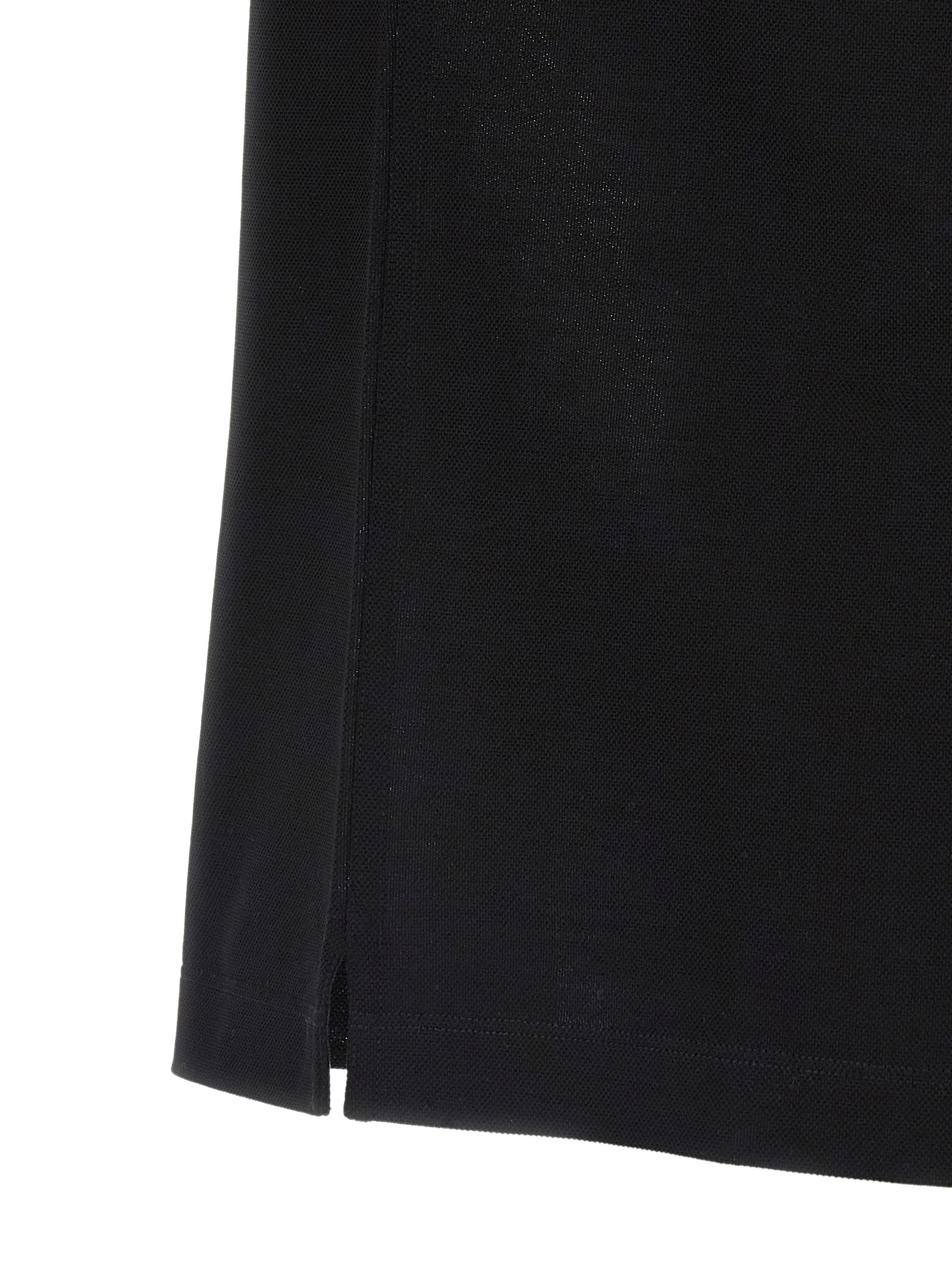 Piqué cotton polo shirt Black