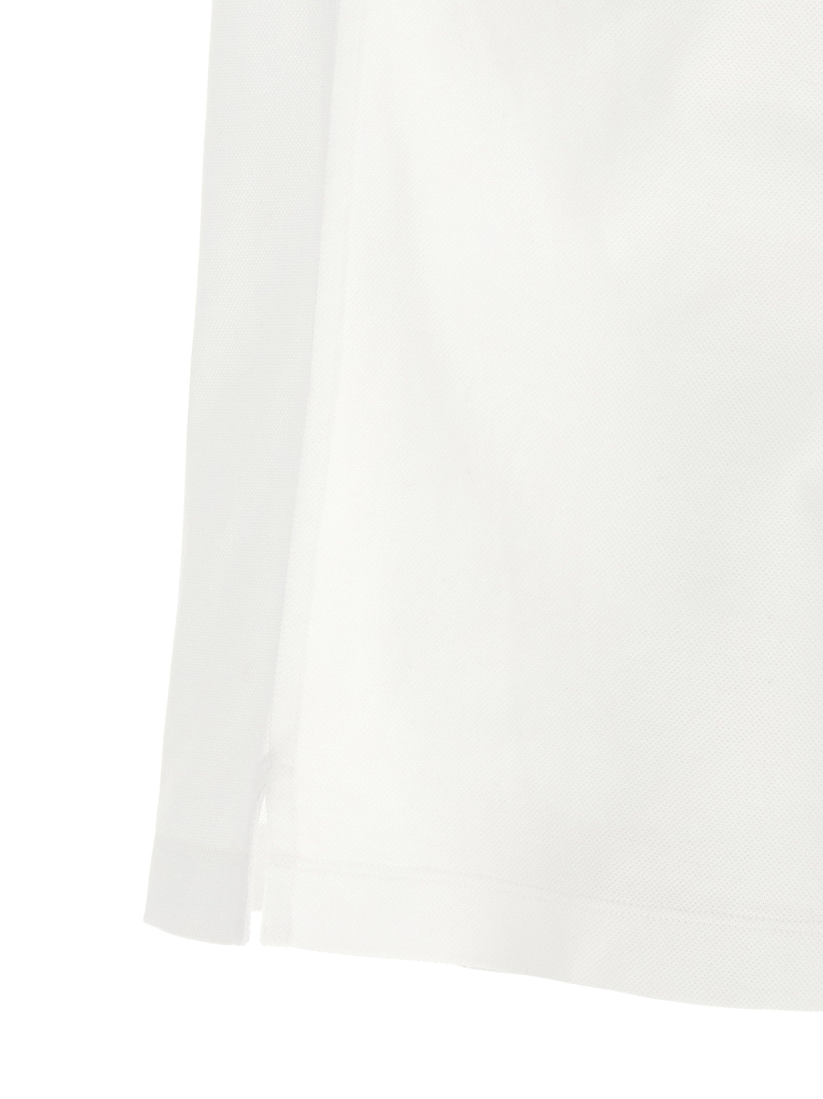 Piqué Cotton Polo Shirt White