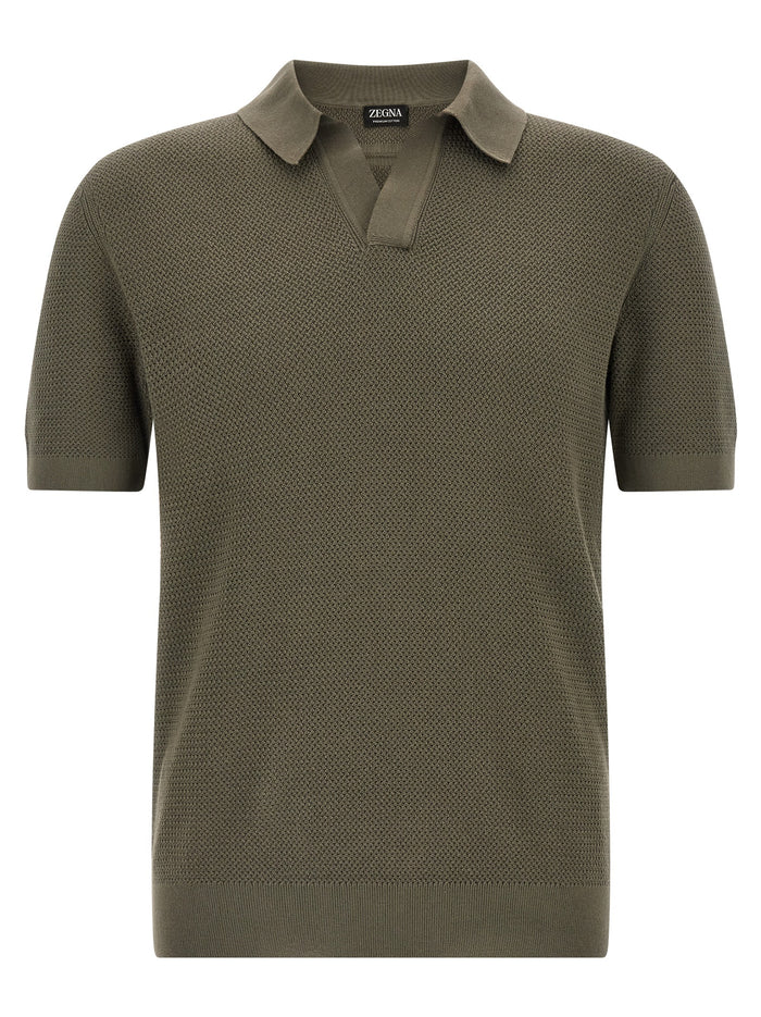 Premium Cotton Polo Shirt Gray