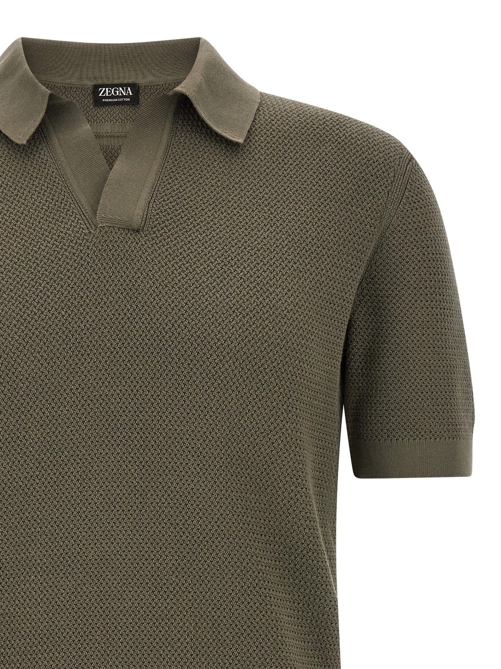 Premium Cotton Polo Shirt Gray