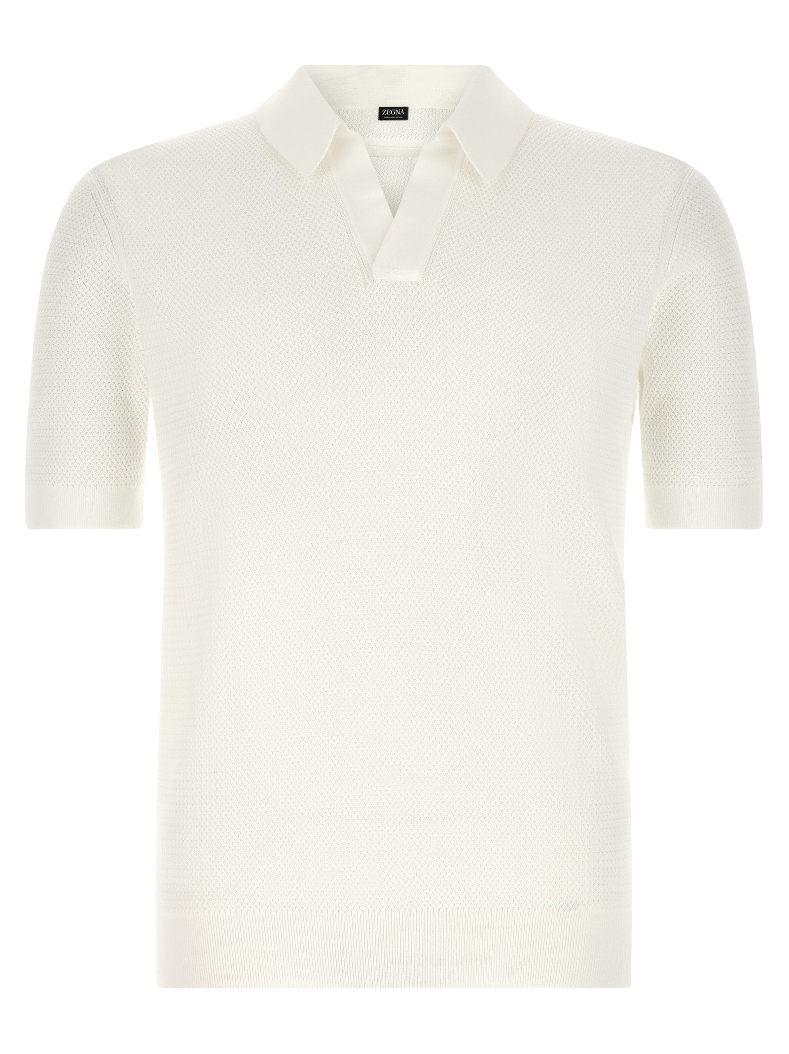 Premium Cotton Polo Shirt White